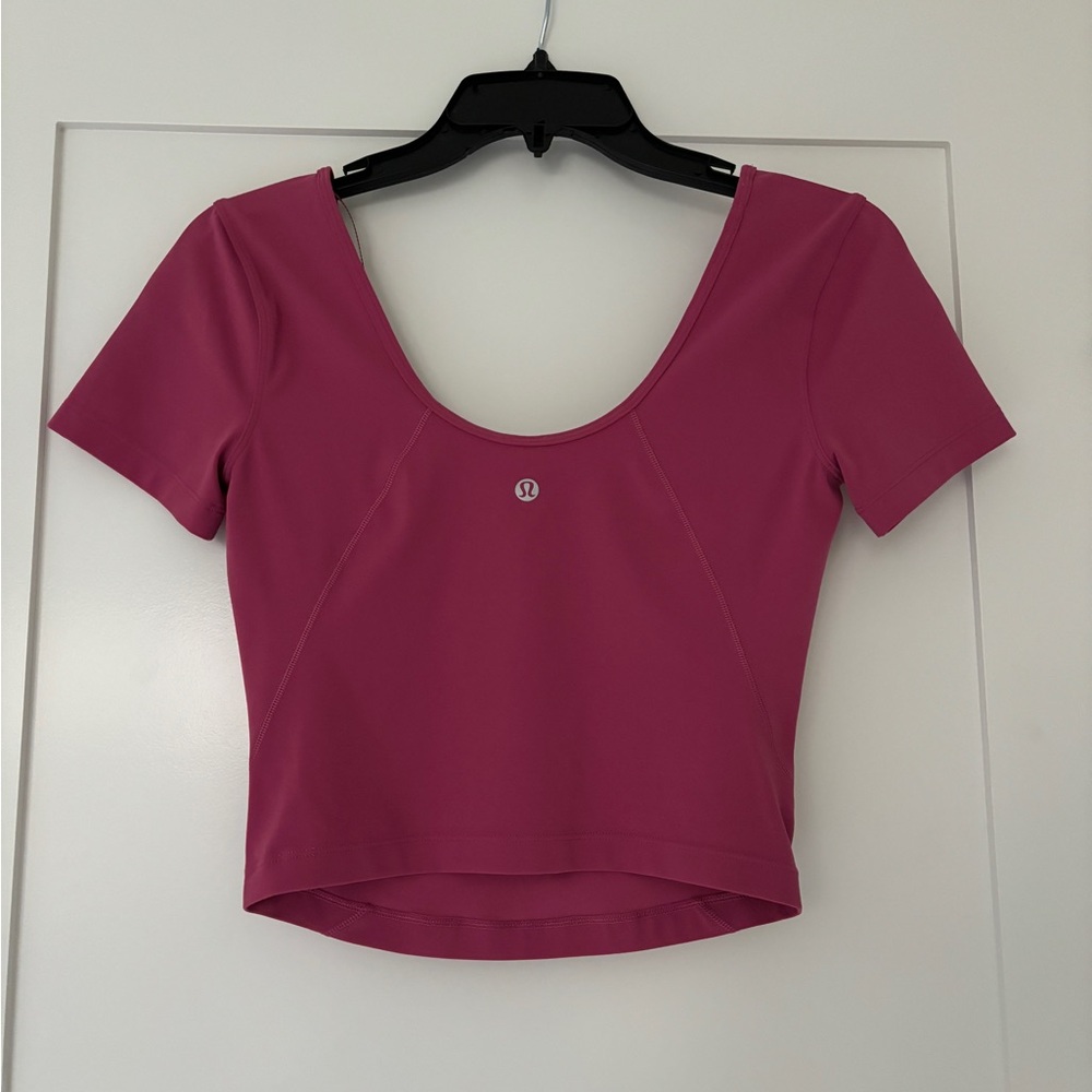 Lululemon Align T-Shirt Pink Lychee size 4 - Picture 4 of 5